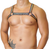 Pride chest harness - black