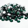 Emerald HQ glass Rhinestones flatback #017