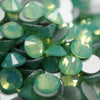 Green opal Rhinestones HQ glass  flatback #039