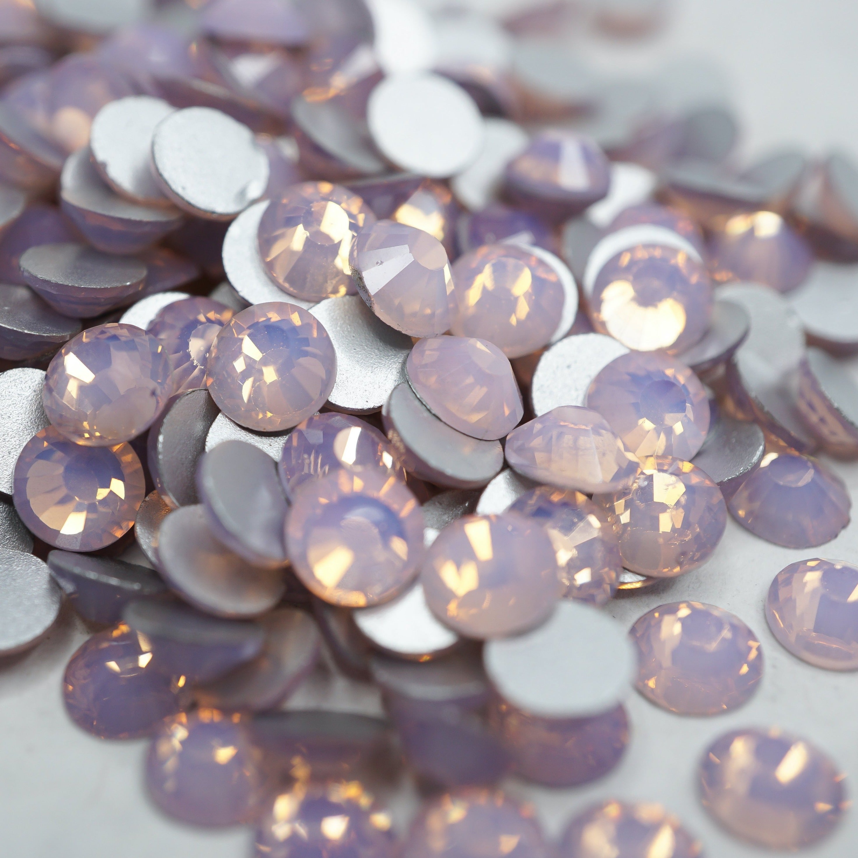 Loose Point Back Resin Rhinestones Pink Opal SS6-30 1000pc Jewelry