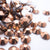 Rose Gold Rhinestones - HQ glass flatback #064