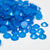 Neon Blue Rhinestones - HQ glass flatback #071