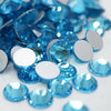 Aquamarine HQ glass Rhinestones flatback #009