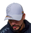 WHITE VCH CRYSTAL HAT