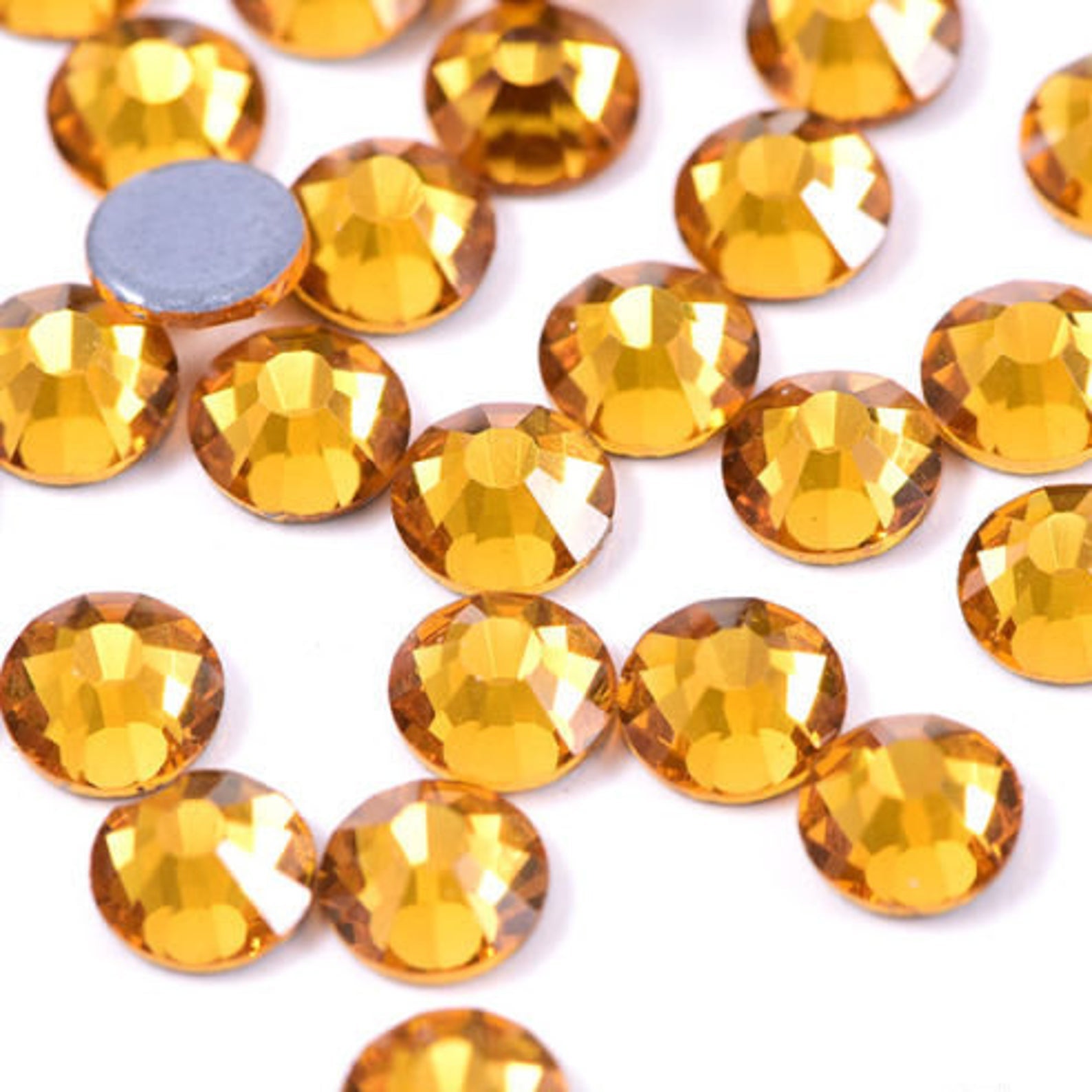 Topaz HQ glass Rhinestones Hotfix #020