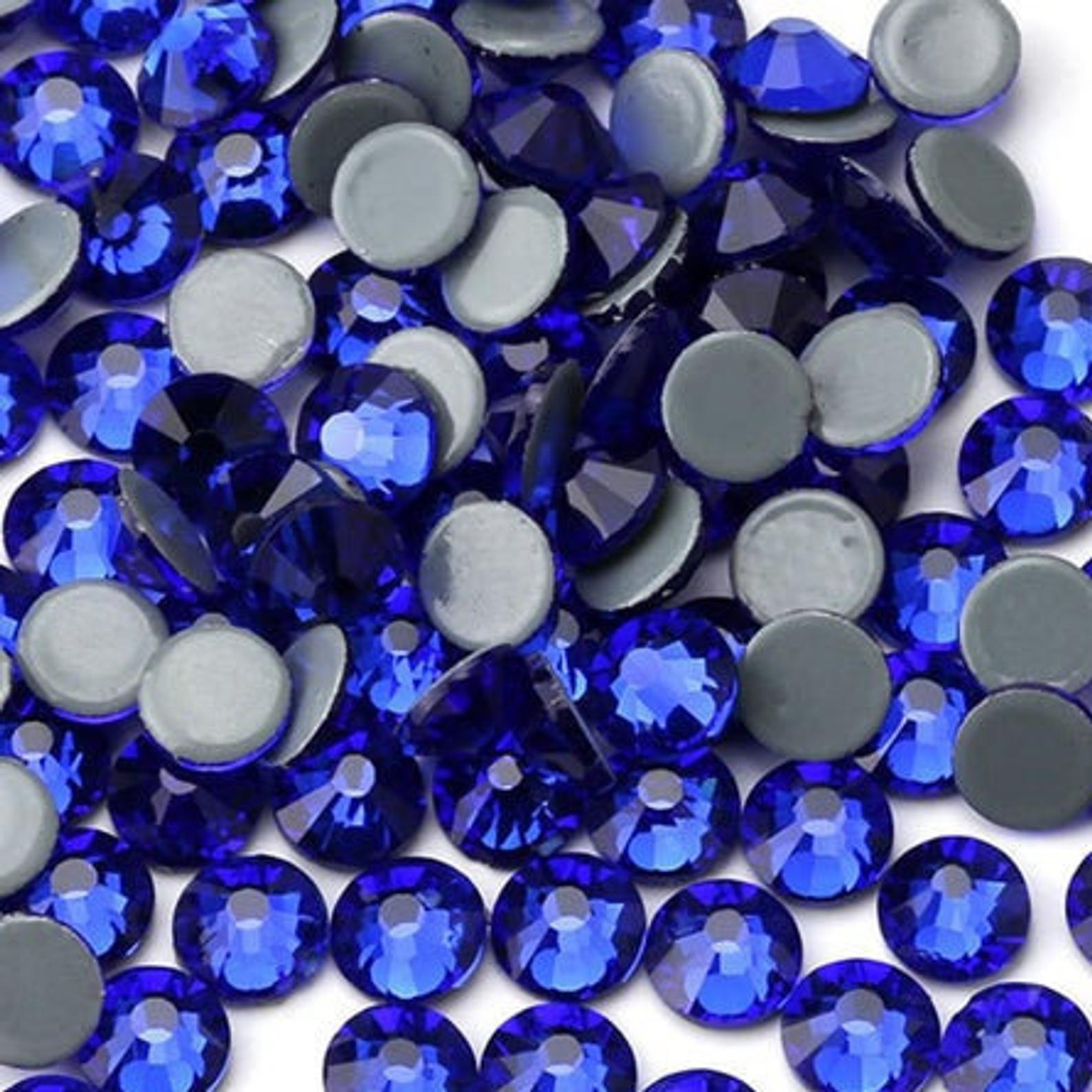 Sapphire HQ glass Rhinestones Hotfix #0011