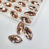 light peach NAVETTE high quality sewing crystal