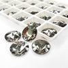 Black diamond - RIVOLI Sew On Glass Rhinestone