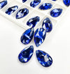 Sapphire - DROP Sew On Glass Rhinestone