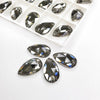 Black Diamond - DROP Sew On Glass Rhinestone