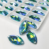 Aquamarine AB - NAVETTE high quality sewing crystal