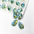 Peridot AB - DROP Sew On Glass Rhinestone