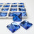 LT. SAPPHIRE - SQUARE High Quality Glass Sew-on Rhinestones