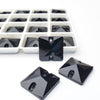 BLACK - SQUARE High Quality Glass Sew-on Rhinestones