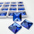 SAPPHIRE - SQUARE High Quality Glass Sew-on Rhinestones