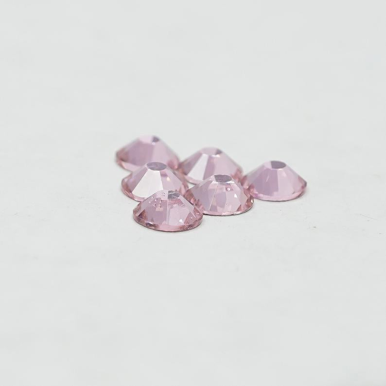 Lt. Pink HQ glass Rhinestones Hotfix #032