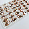 light peach NAVETTE high quality sewing crystal