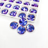 Violet Blue - RIVOLI Sew On Glass Rhinestone