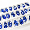 Sapphire - DROP Sew On Glass Rhinestone