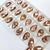 Light Peach- DROP Sew On Glass Rhinestone