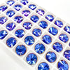 Violet Blue - RIVOLI Sew On Glass Rhinestone