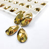 Aurum - DROP Sew On Glass Rhinestone