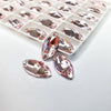 Light Rose - NAVETTE high quality sewing crystal