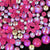 Neon Pink AB Rhinestones - HQ glass flatback #083