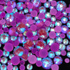 Neon Purple AB Rhinestones - HQ glass flatback #084